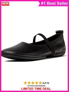Camper Women's Right Nina Leather Mary Jane Flats Comfortable Casual Shoes